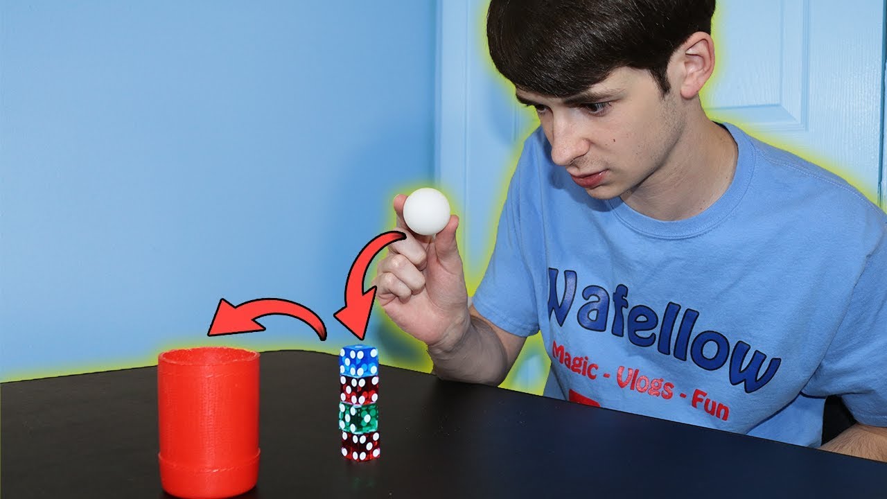 Recreating That's Amazing Dice Stacking & Ping Pong Trick Shots!!!