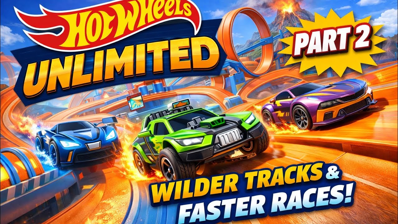 Hot Wheels Unlimited Part 2 – Wild Track Challenges, Faster Cars and Intense Racing Action