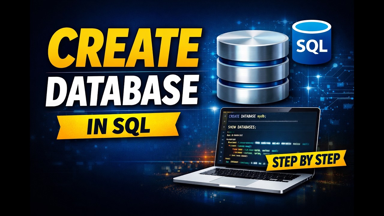 How to Create a Database Step by Step | Beginner Tutorial