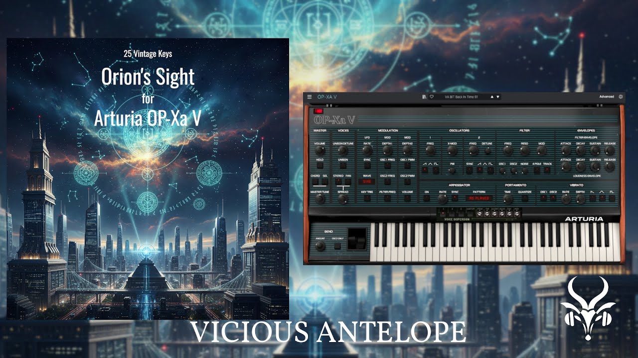 Arturia OP-Xa V Presets | Orion’s Sight – Vicious Antelope 80s Analog Synth