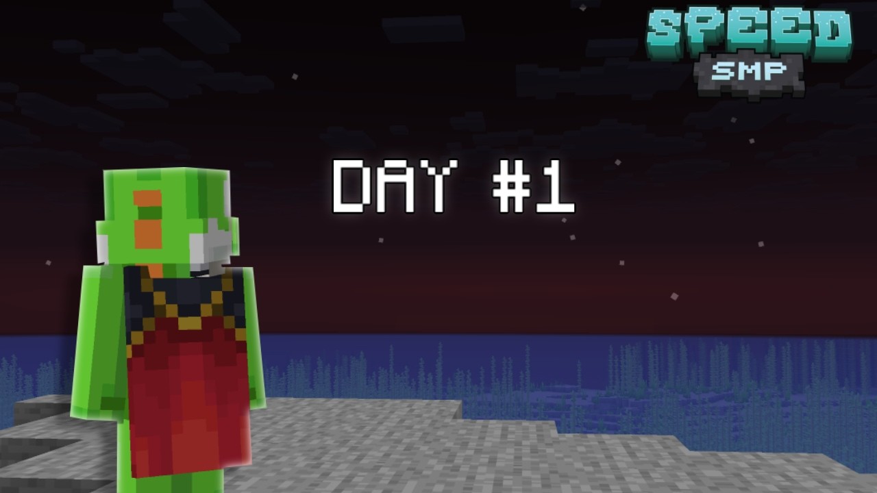 SPEED SMP START!🔵 (Day 1)🔴