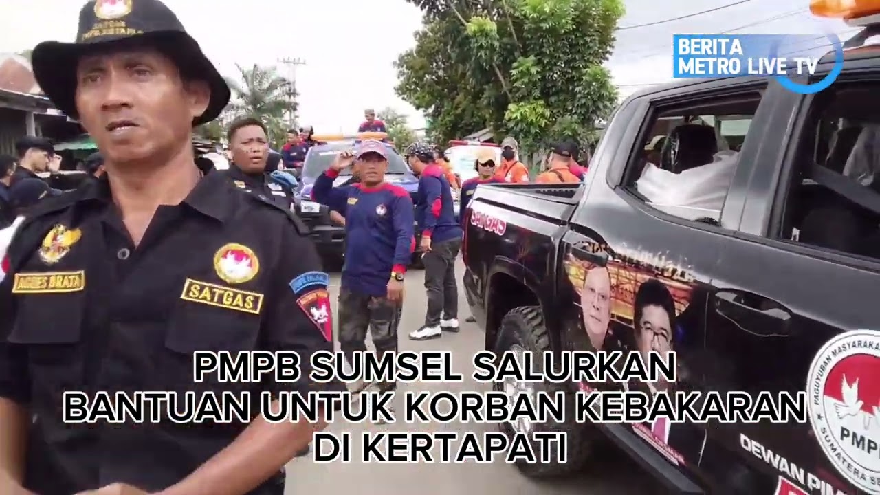 11 Rumah Ludes di Kertapati, PMPB Sumsel Bergerak Cepat Salurkan Bantuan