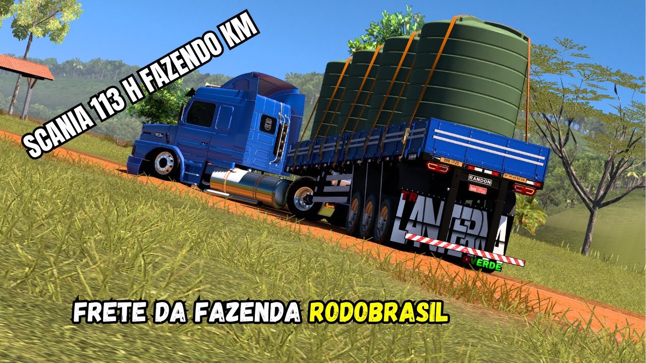 EURO TRUCK SIMULATOR 2  // SCANIA 113H TOQUINHO 4X2 DO CHARADA TRUCK SOFRENDO NOS ATOLEIROS