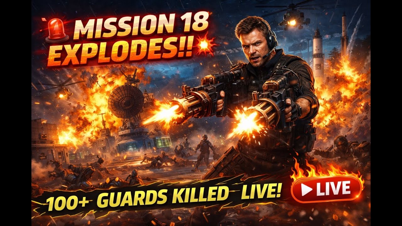 🚨 IGI 2 Mission 18 LIVE: MISSION CONTROL EXPLODES!! 💥 David Jones vs 100 Guards!