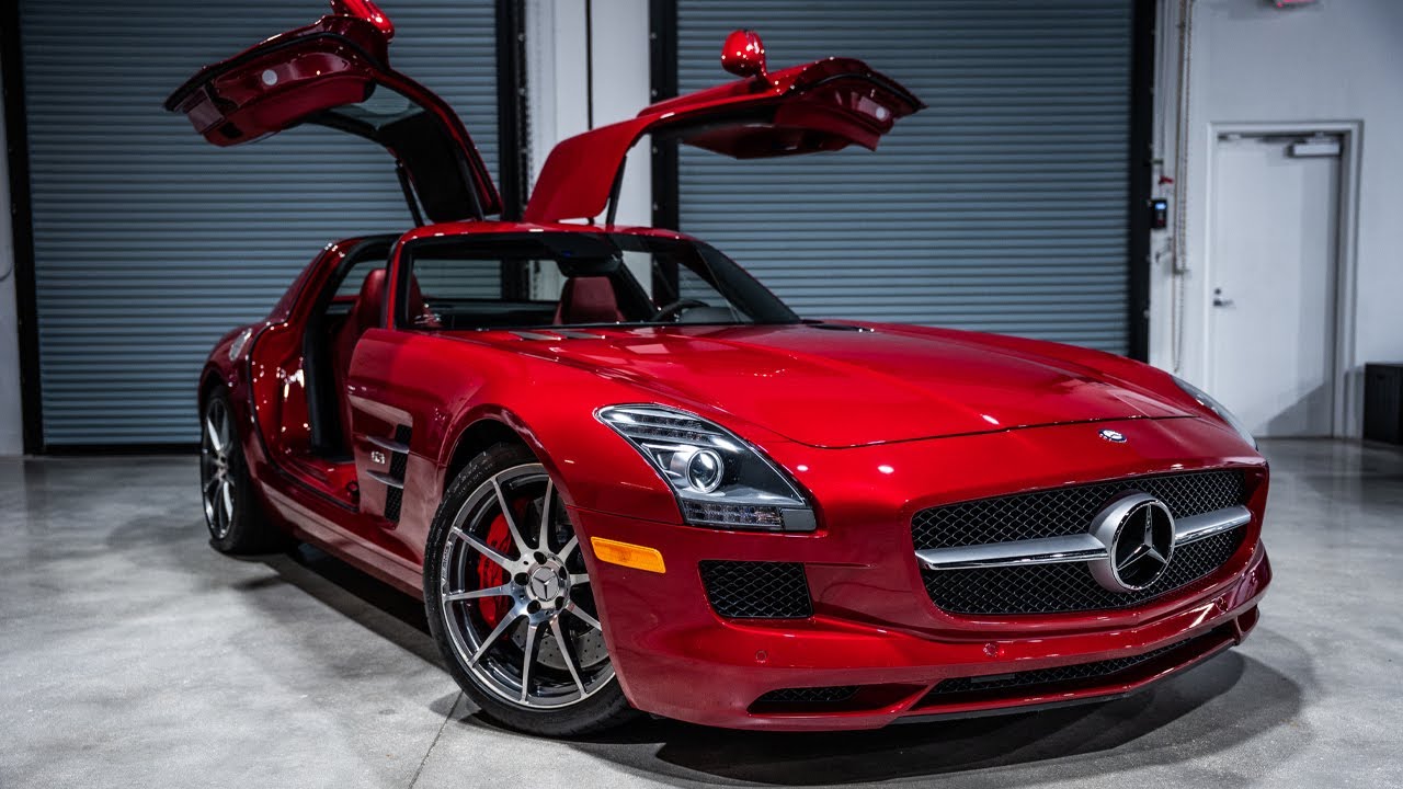 2012 Mercedes-Benz SLS AMG in AMG Le Mans Red!