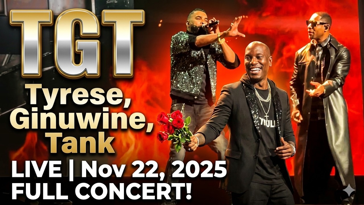Tyrese Ginuwine Tank (TGT) - Full Live Performance 2025 (YouTube Theater) [Los Angeles, CA]
