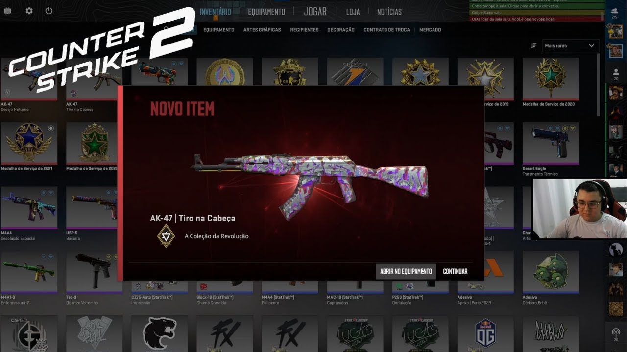 PROFIT CSGOSKINS com 100 Reais | #cs2