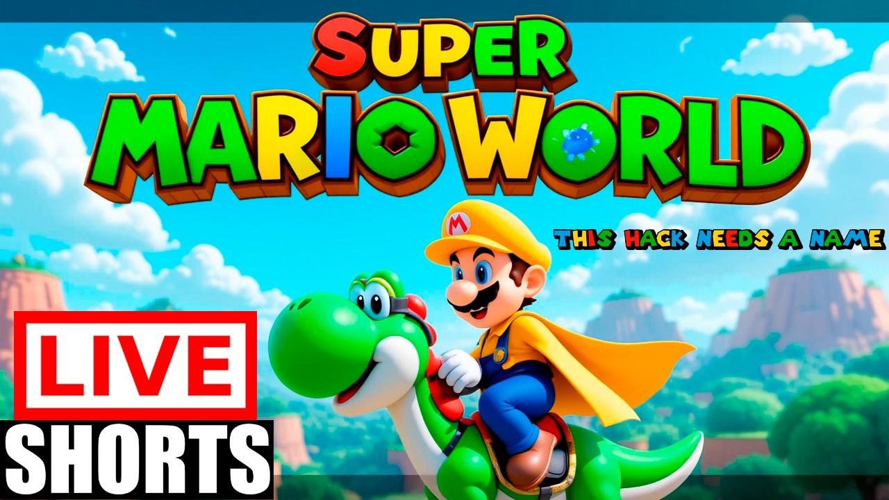 🔴Super Mario World: This Hack Needs a Name 100%  [ LIVE SHORTS ]