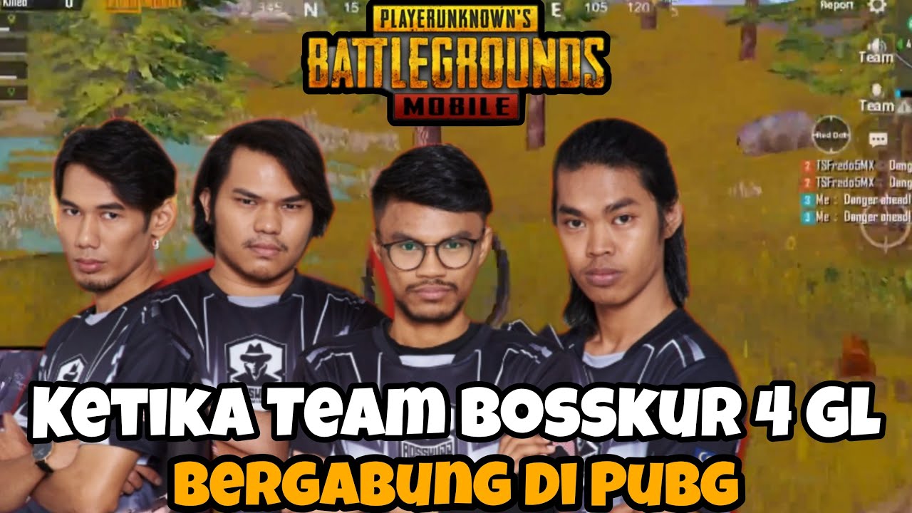 Ketika Team Bosskur 4 GL Soloz Penjahat Fredo Logan Bergabung Di PUBG