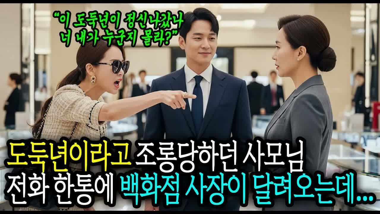 돈없다고 도둑년이라고 조롱당하던 사모님의 전화 한통에 백화점 사장이 달려오는데   #사연라디오 #오디오북 #인생사연 #노후의지혜