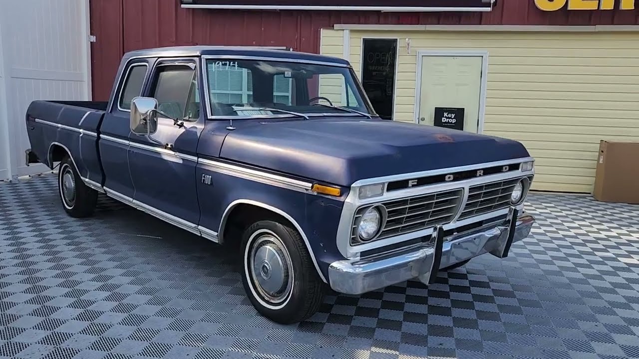 1974 Ford F100 Supercab SWB 360 Ranger ps pdb AC