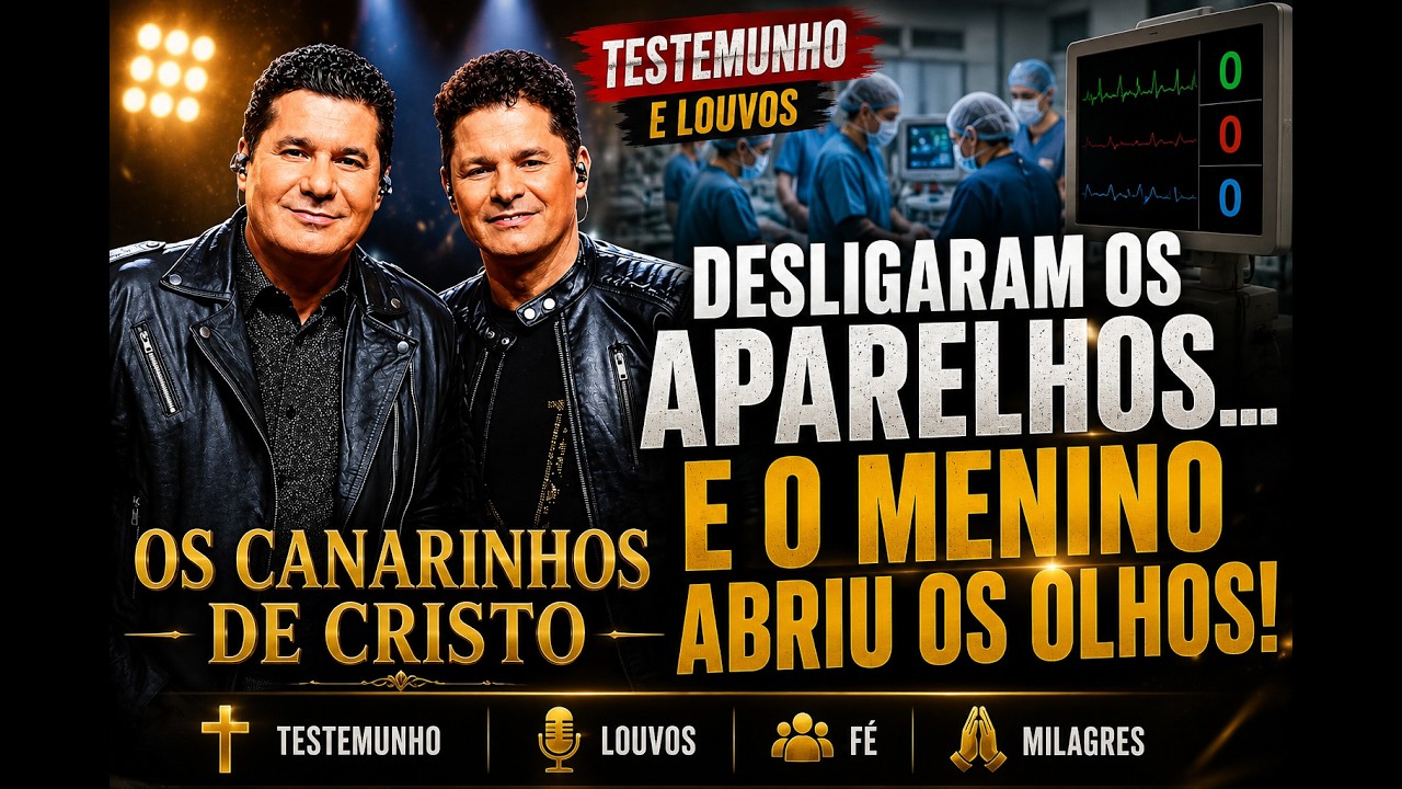 OS CANARINHOS DE CRISTO | TESTEMUNHO E LOUVOR (Nelson e Valmir)