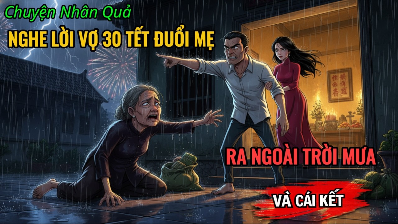 Con Trai Nghe Lời Vợ 30 Tết Đuổi Mẹ Ra Ngoài Trời Mưa Và Cái Giá Phải Trả/Chuyện Nhân Quả