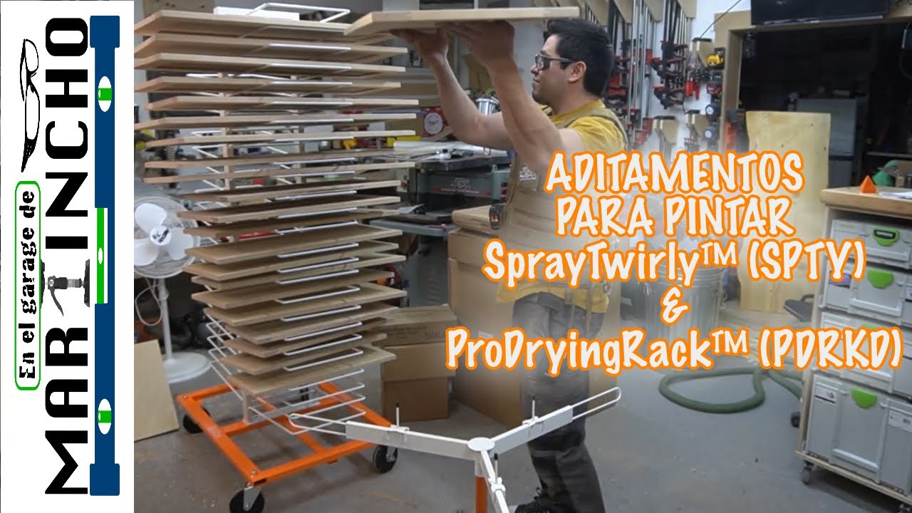 Pedestal y Rack para Pintar ó Pulverizar