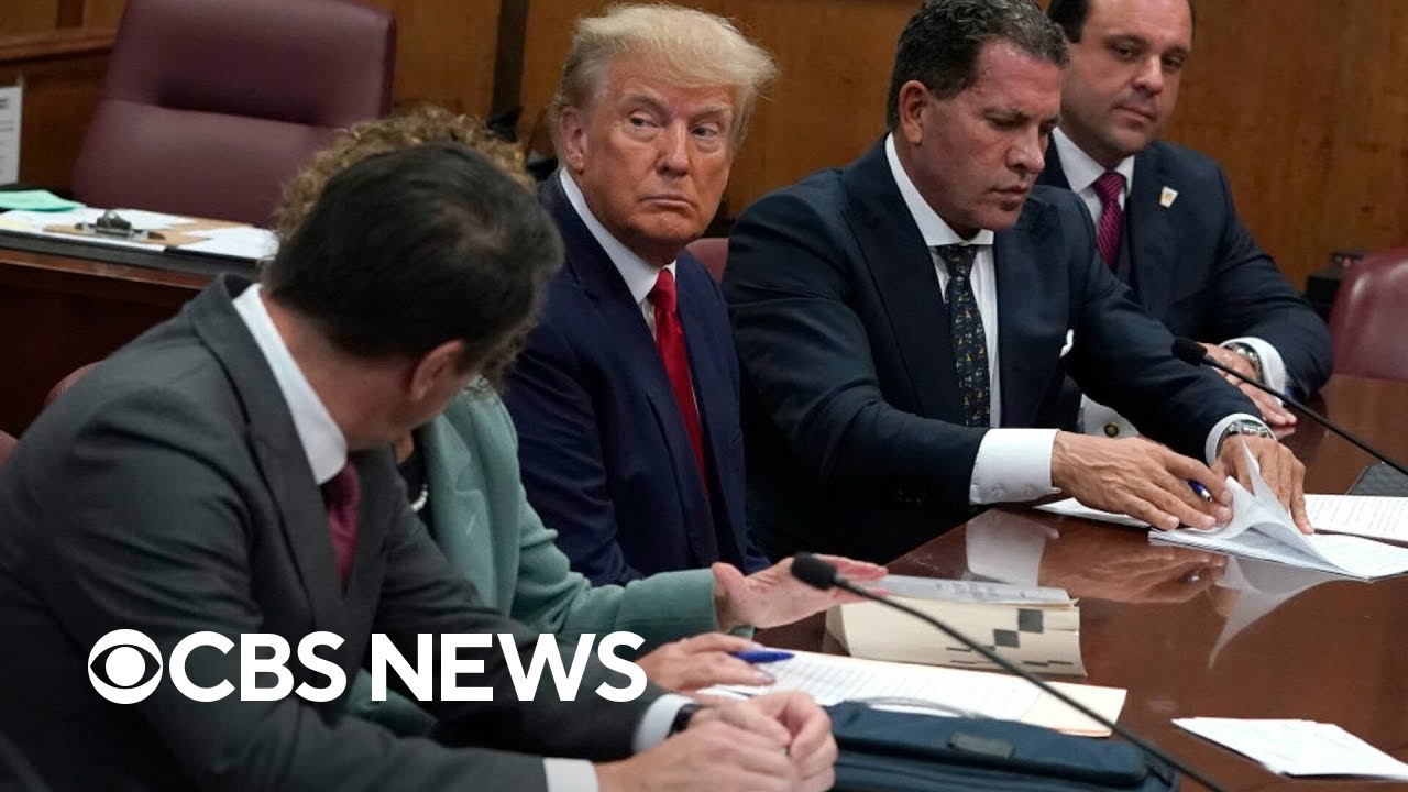 Manhattan district attorney lays out felony charges against Trump