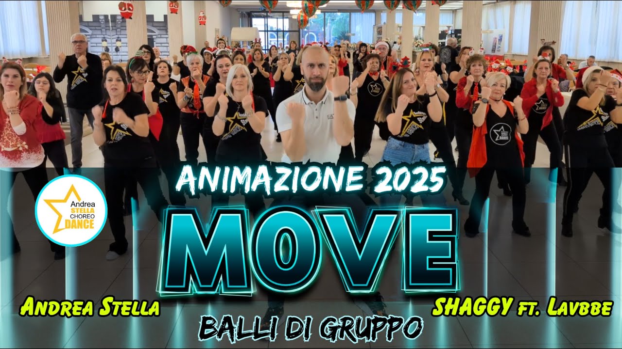 MOVE | Animazione 2025 - Balli Di Gruppo | SHAGGY ft. Lavbbe | ANDREA STELLA |#reggae #coreografia