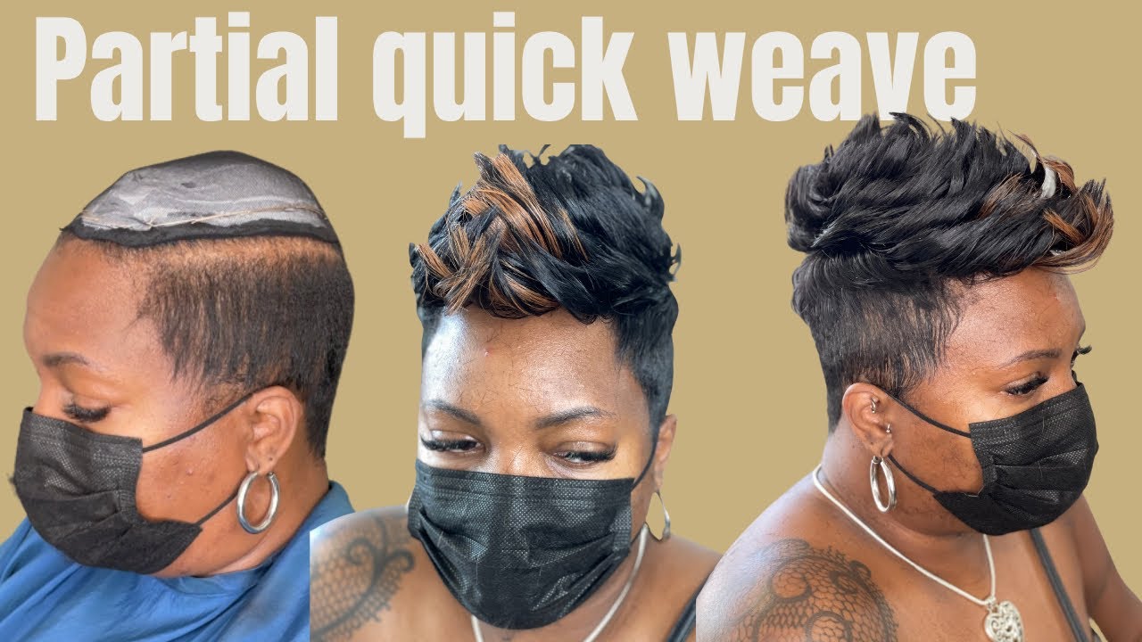 Partial quick weave using Sensationnel Empire hair.