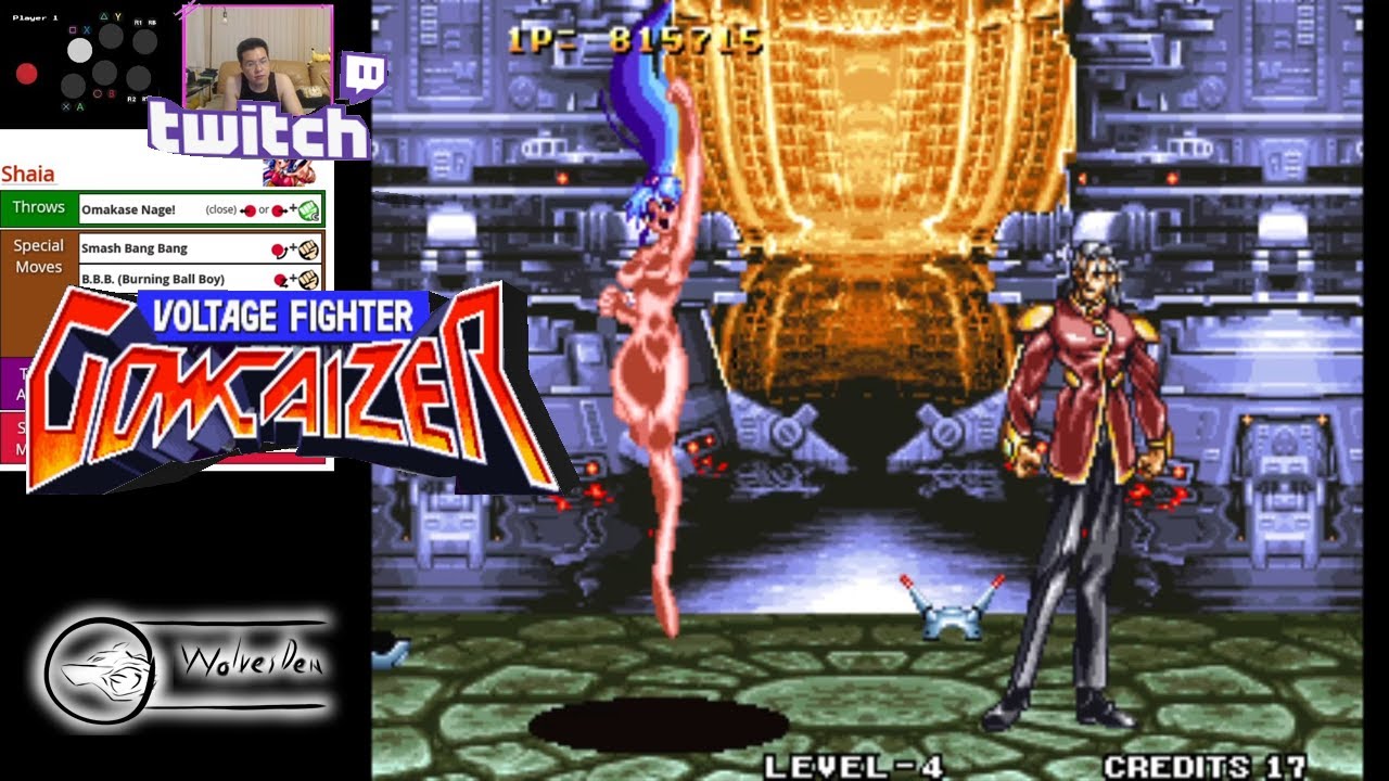(MAME) Voltage Fighter Gowcaizer - 01 - Shaia - Level 4