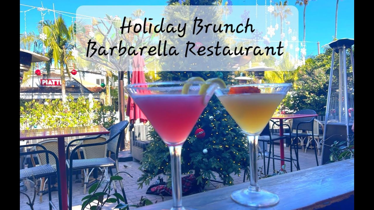 Holiday Brunch at Barbarella Restaurant in La Jolla