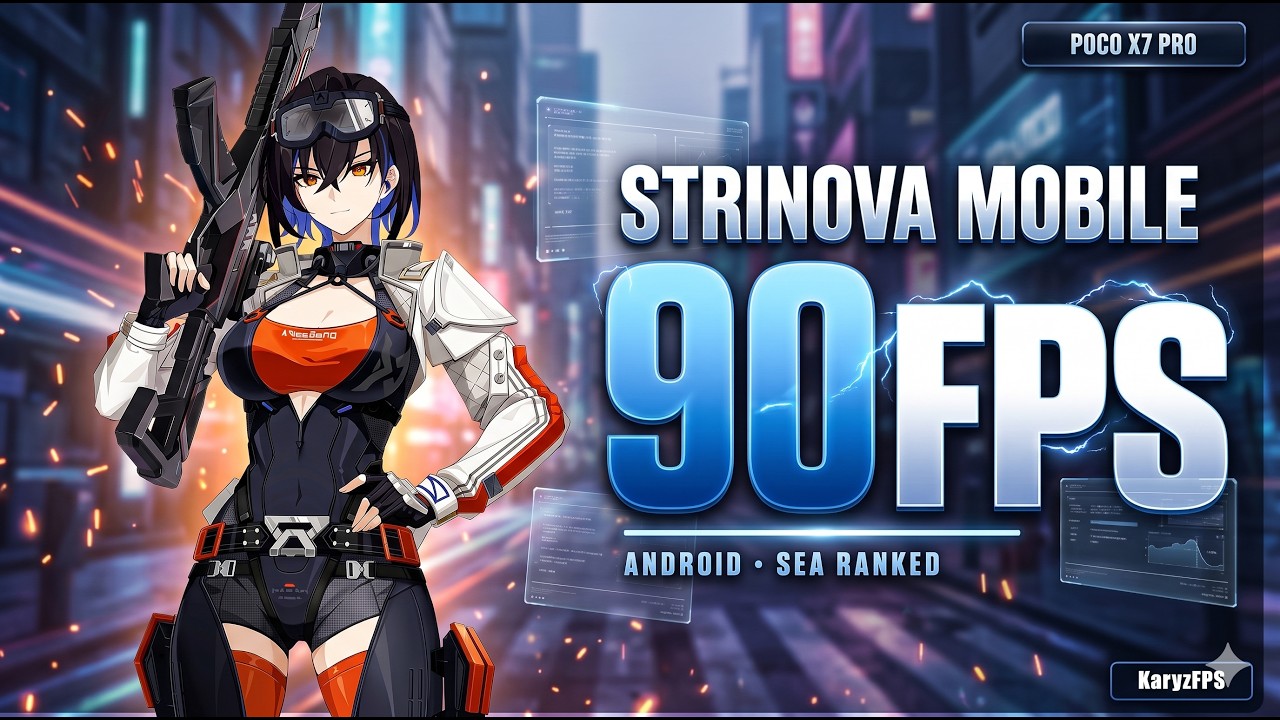 Can a Budget Android Actually Compete in Strinova Mobile Ranked? (90FPS test)