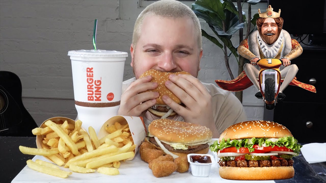 I'M BACK WITH A NEW LOOK + BURGER KING'S IMPOSSIBLE BURGER MUKBANG WITH JALAPEÑO CHEDDAR BITES!