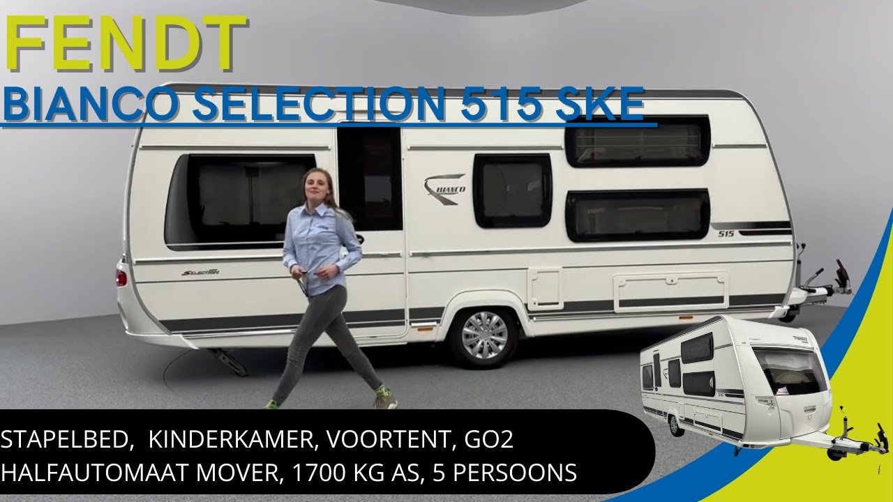 Fendt Bianco Selection 515 SKE 2019 | CARAVANDAG MET UNIEKE GEZINSCARAVAN MET KINDERKAMER #28