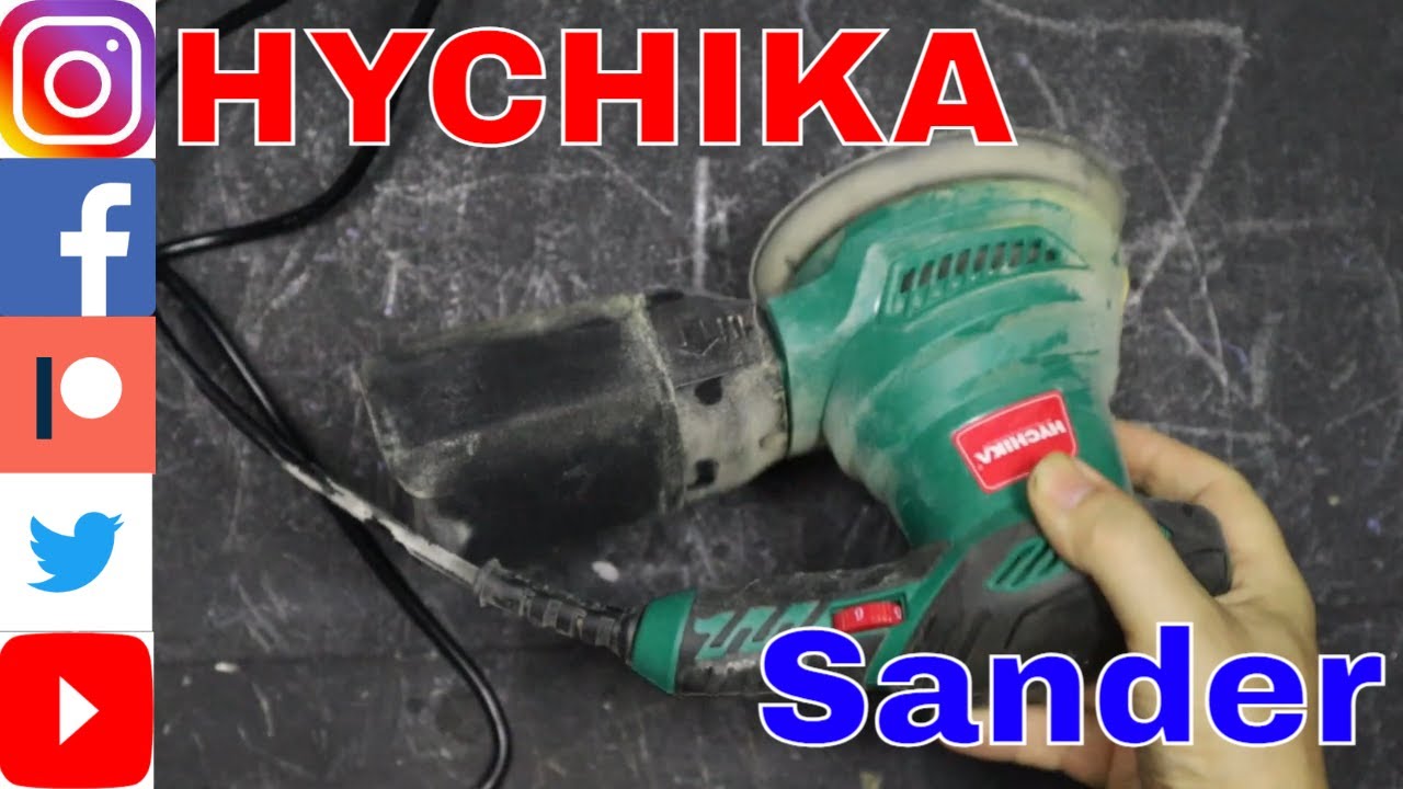 Эксцентриковая шлифовальная машина HYCHIKA - 300 Вт, 13000 об/мин - 6 регулируемых скоростей #сто...