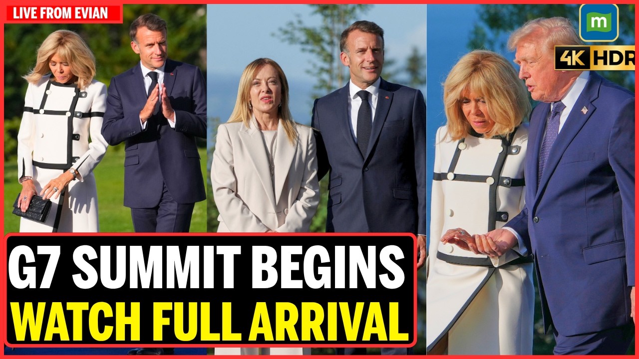 LIVE: G7 SUMMIT BEGINS IN FRANCE, High Tension At G7 Summit As Trump Meets Macron | Mark Carney