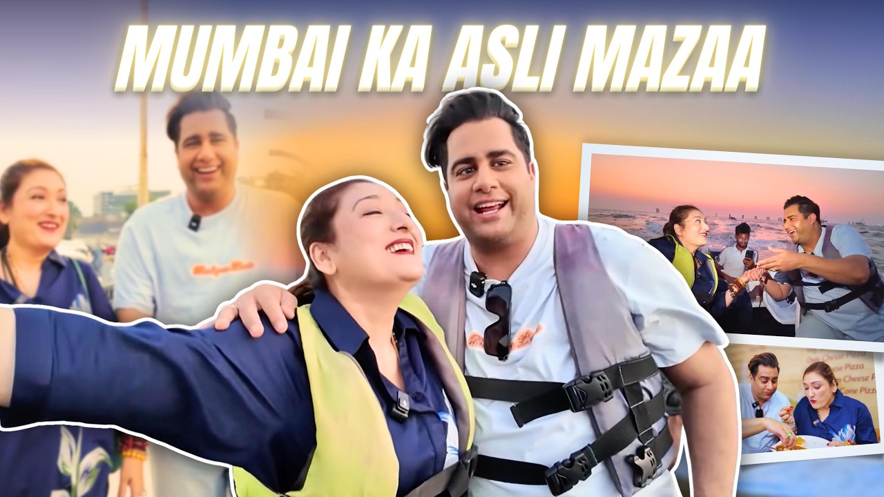 Mumbai Ka Asli Maza🥰 | Rajiv Ki Hui Halat Kharab😂 | Rajiv Adatia | @Sunita Ahuja
