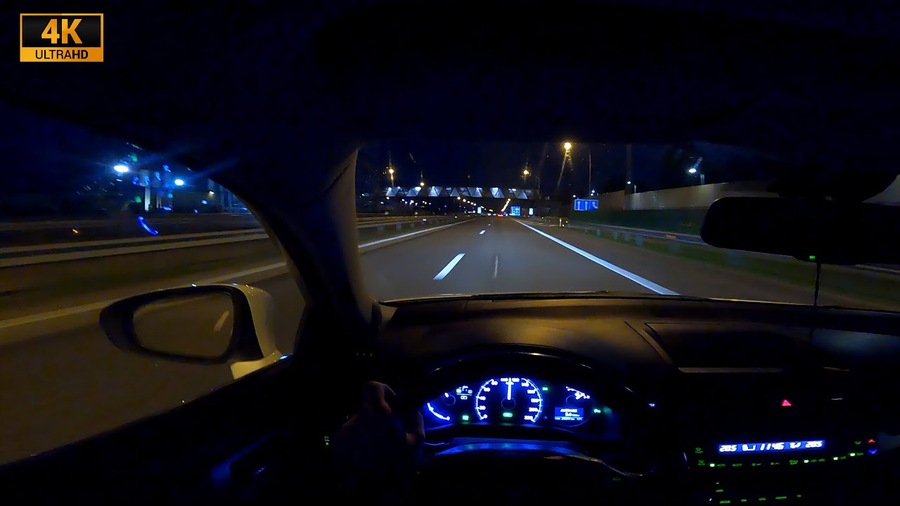 2011 Lexus CT200h - ASMR POV Night Drive (4K)