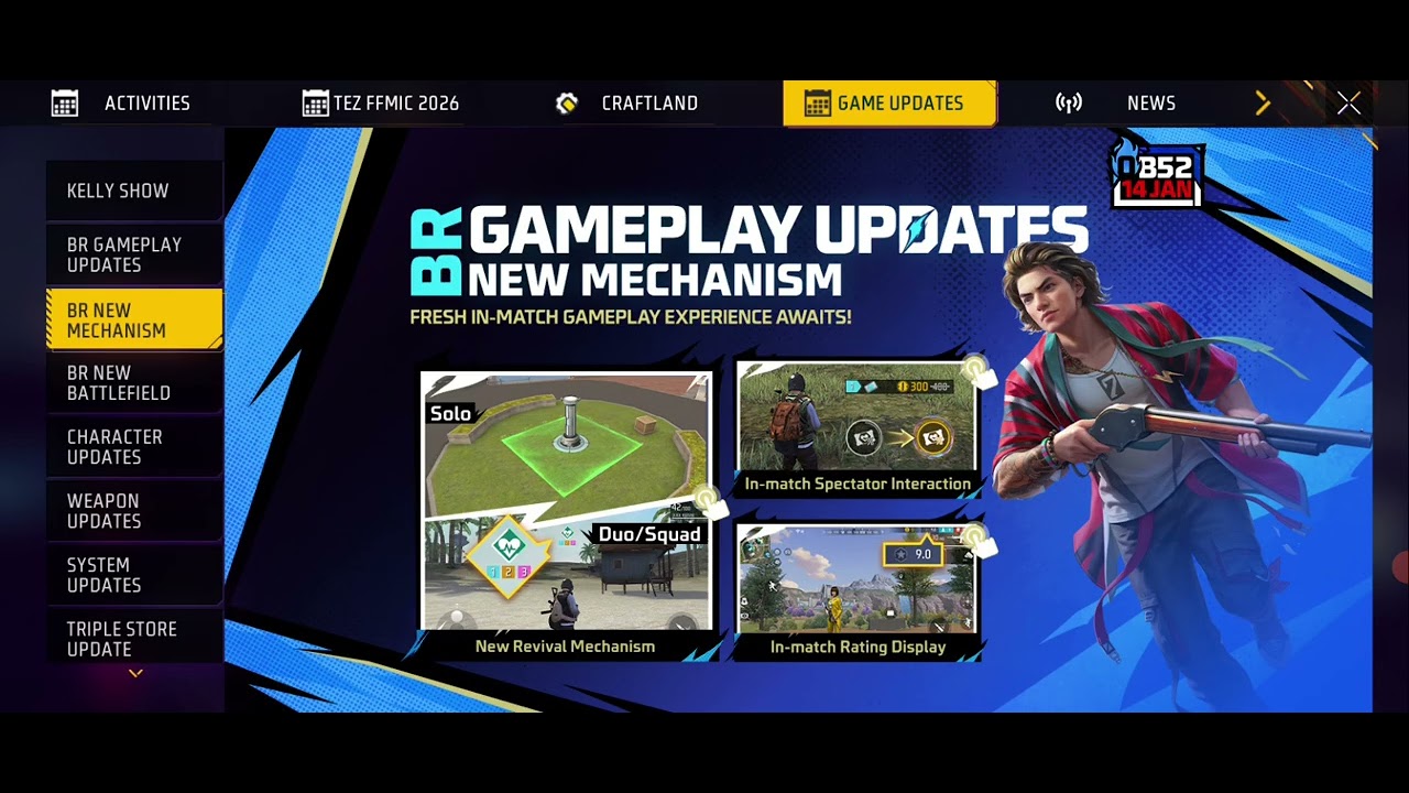 Hol Special day,  Free Fire new events come