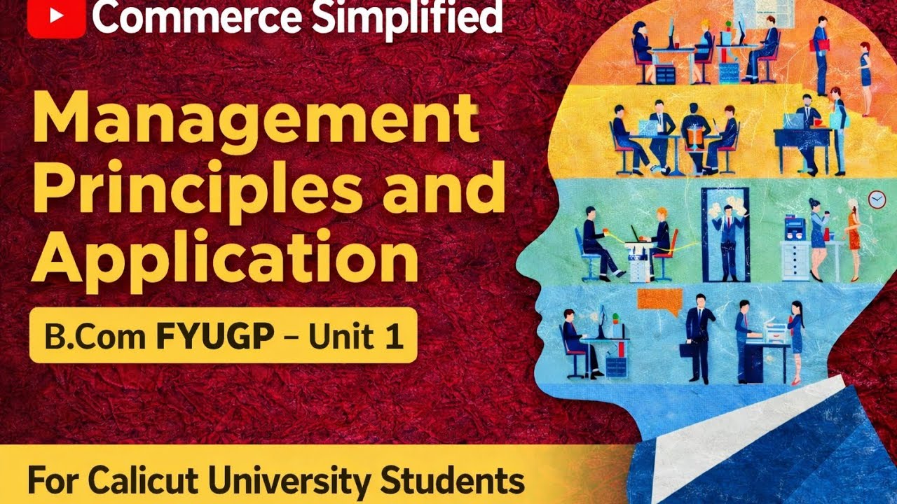 Calicut University 1st sem bcom FYUGP Business Management chapter 1 - Part 1.