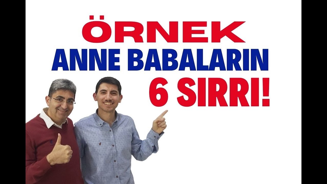 ÖRNEK ANNE BABALARIN 6 SIRRI | Canten Kaya
