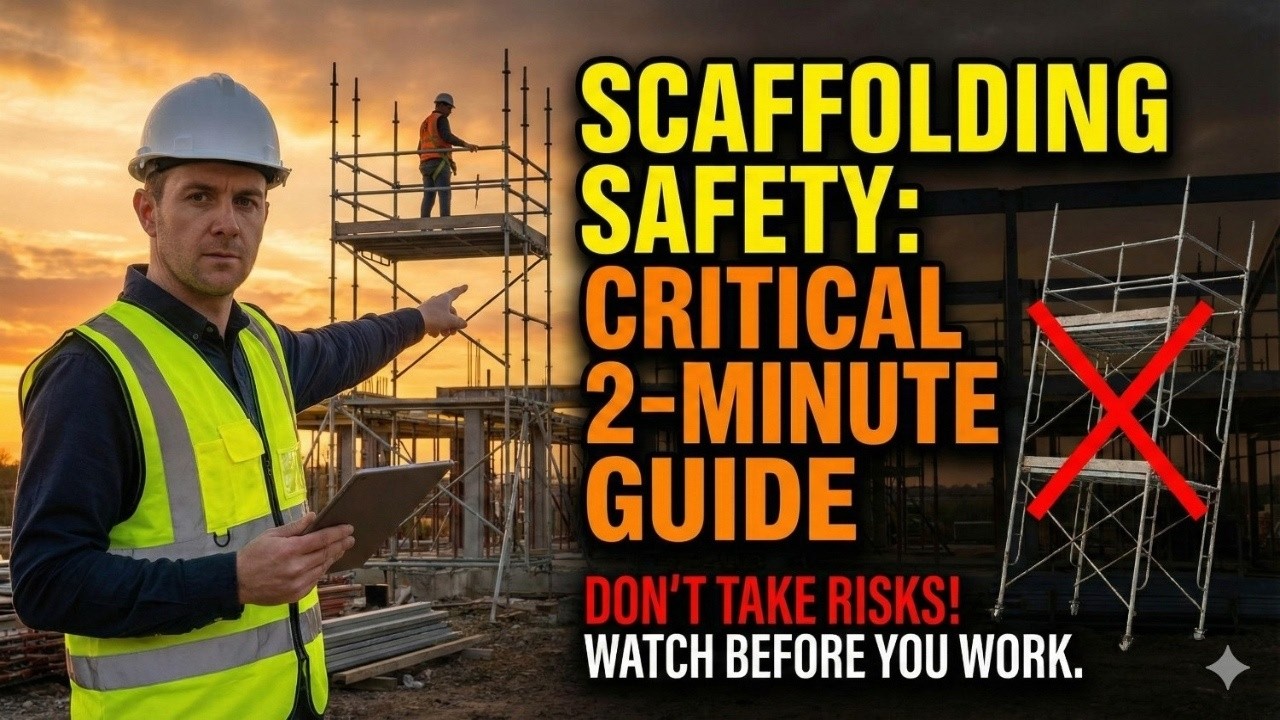 🚧 Scaffolding Safety | Safety Officer Guide | Construction Site Training 🏗️
