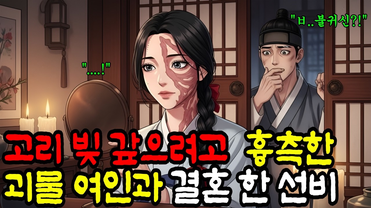고리 빚 갚으려 흉측한 괴물 여인과 결혼한 선비?