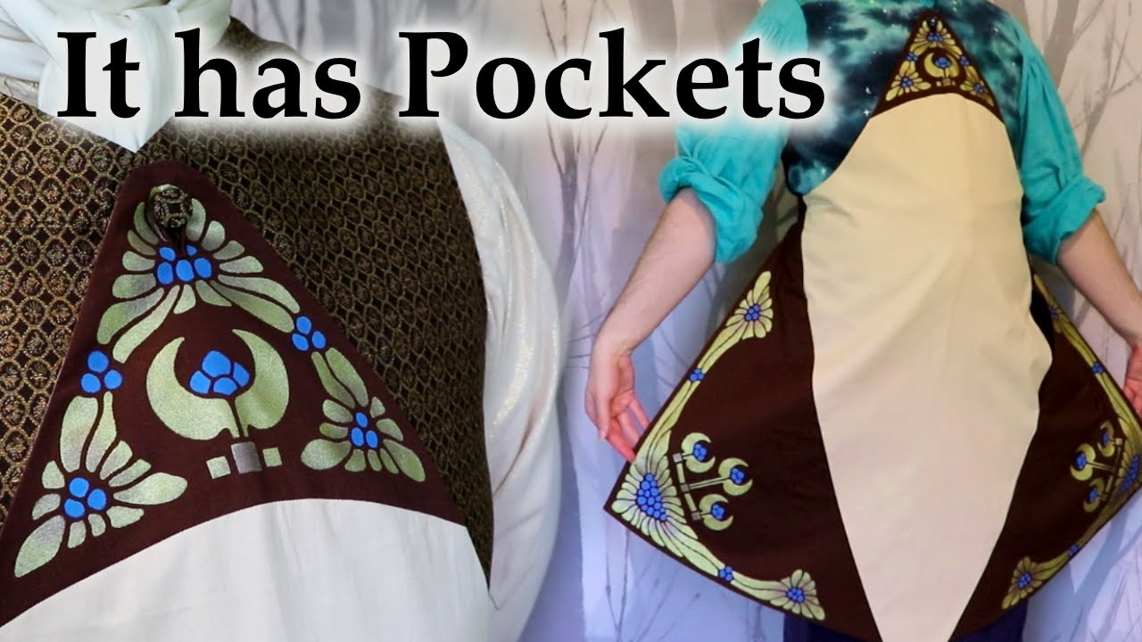 A Stencilled & Colour-blocked Historical Fantasy Workman's Apron [CC]