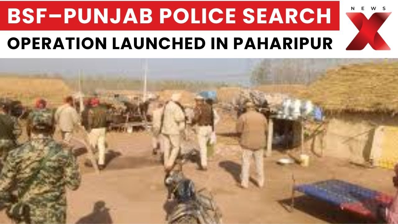 BSF Joint Search OP: BSF, Punjab Police Conduct Joint Search Operation In Pathankot Village | NewsX