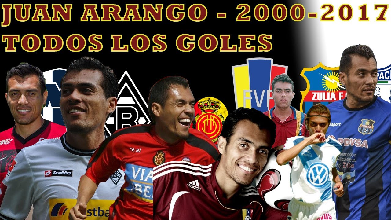 JUAN ARANGO - TODOS SUS GOLES DISPONIBLES 2000-2017