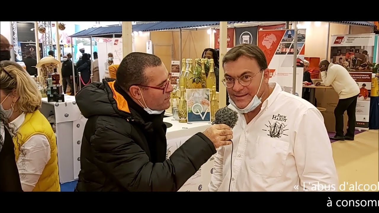 Présentation du rhum Hardy au Salon de la Gastronomie des Outre-mer et des cuisines du monde