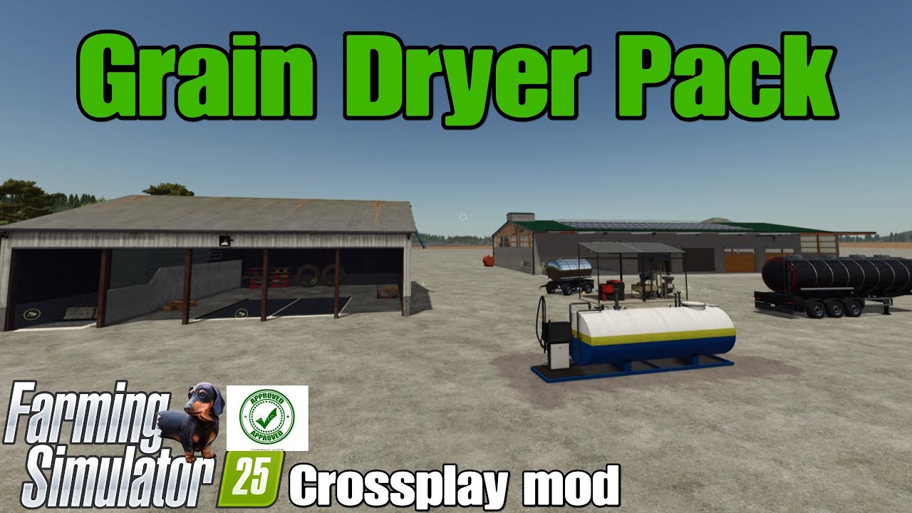 Пакет зерносушилки / мод кроссплатформенной игры FS25