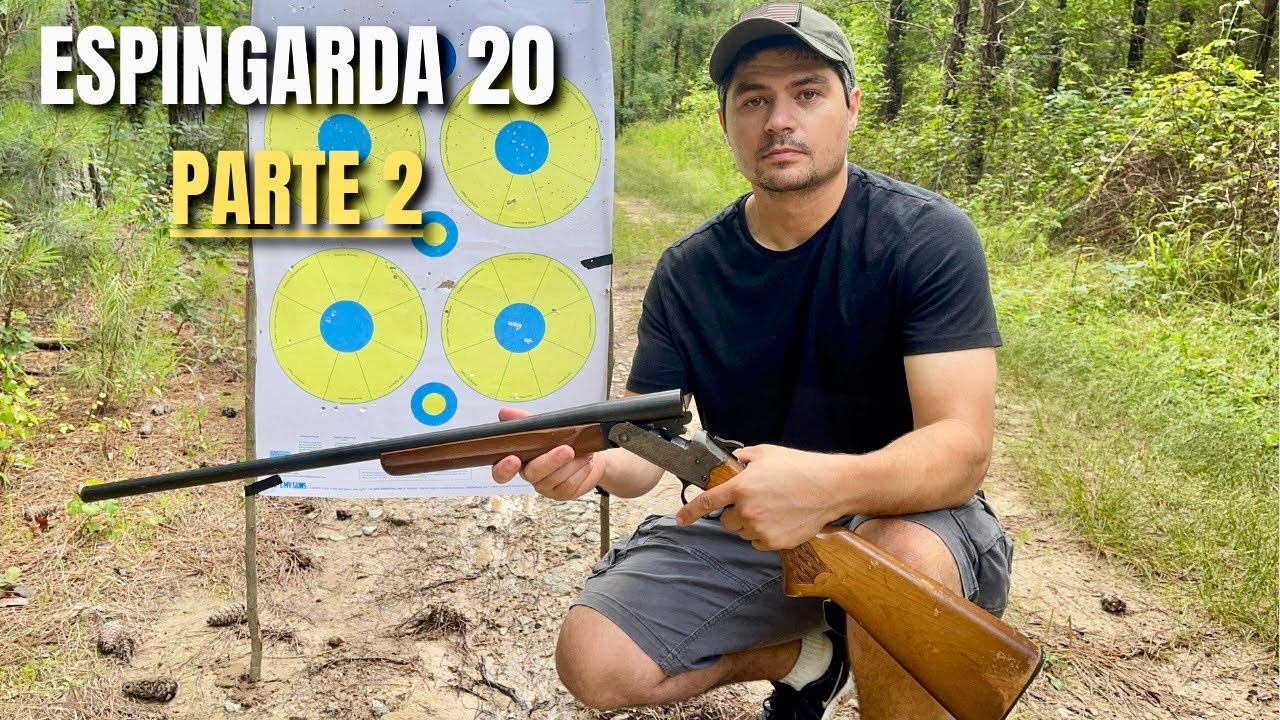 TESTANDO SLUG (BALOTE) EM ESPINGARDA CALIBRE 20 E ESPINGARDA CALIBRE 12 (PARTE2)