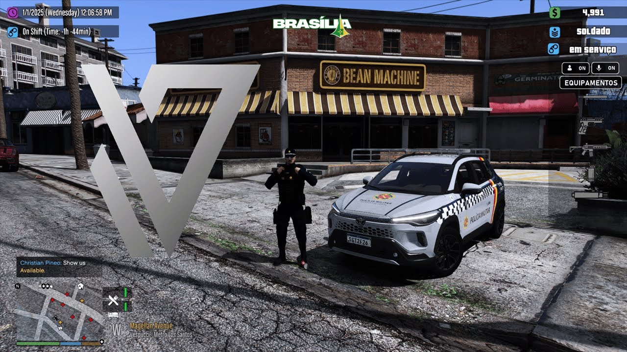 PROGRAMAÇÃO PMDF 2026 GTA V #lspdfr #pmdf #gtarp #gtav
