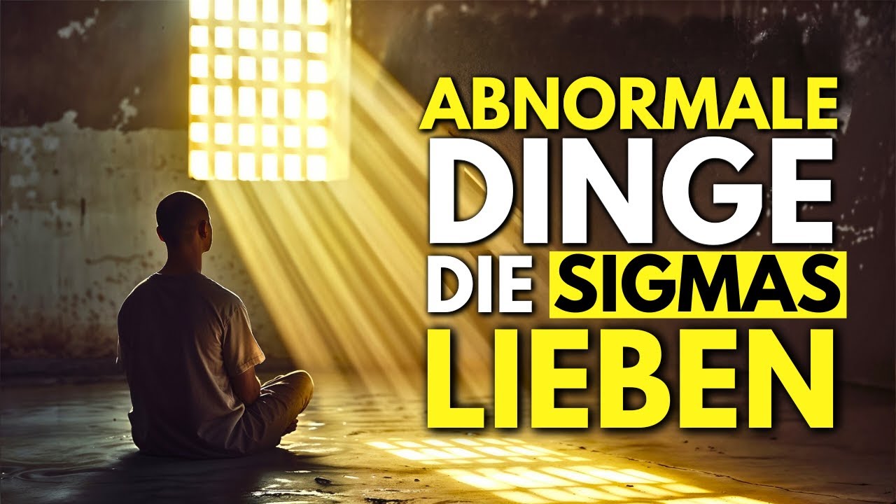 8 Abnormale Dinge, an denen nur Sigma-Männer interessiert sind