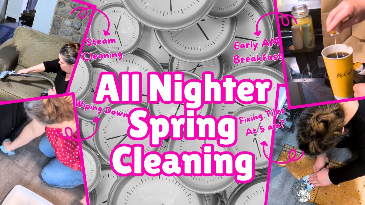 Late Night Spring Cleaning  and Morning Coffee Vibes | Clean With Me | Cleaning Motivation