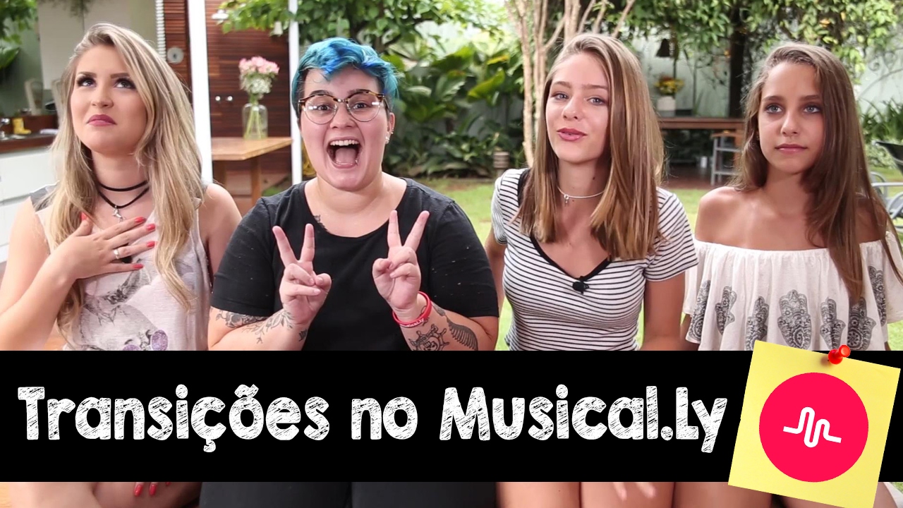 Transições no Musical.ly #1 ft. Lella, Calu e Cacau  || Valentina Schulz