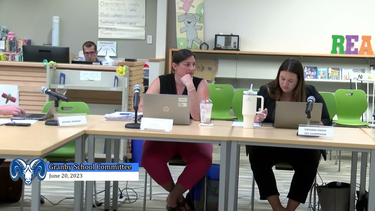 GRANBY MA School Committee 6-20-23