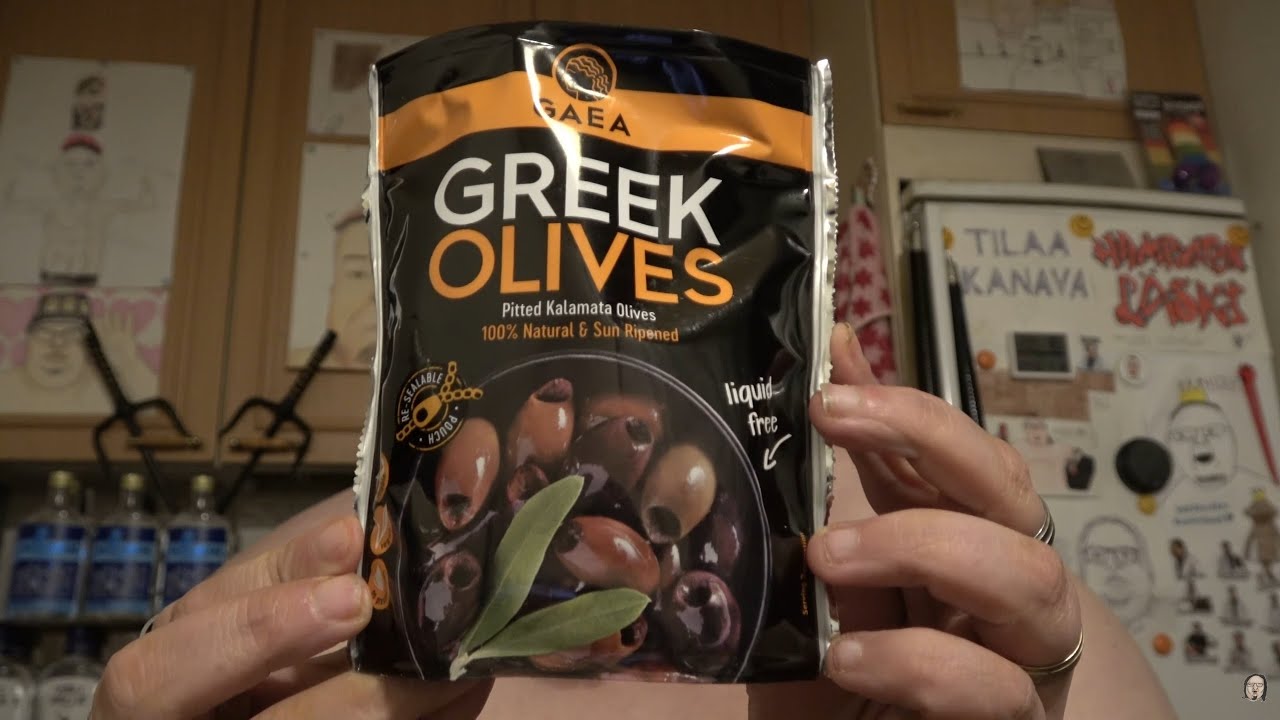 Hampaaton läski syö: Osa 4269 - Gaea Greek Olives Pitted Kalamata Olives