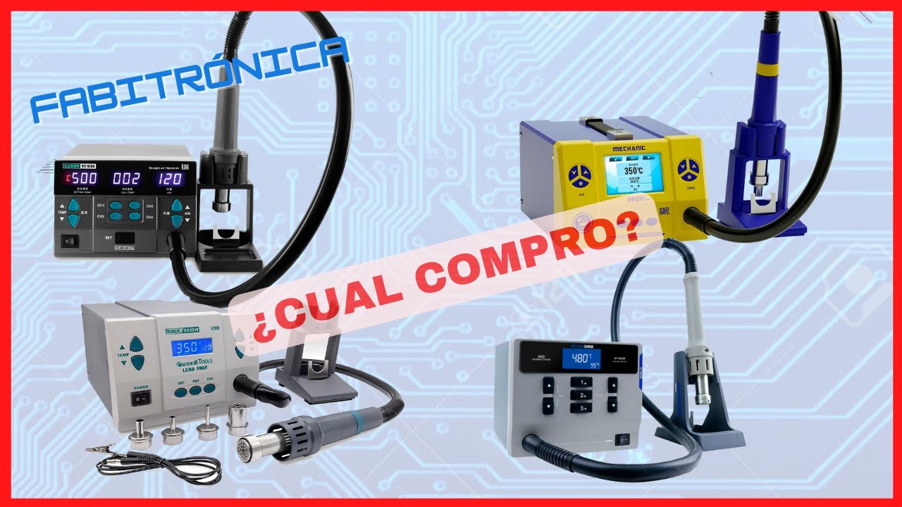 ¿Cual estación compro? ATTEN 862D VS QUICK 861DW VS SUGON 8610DX VS MECHANIC 861DW MAX