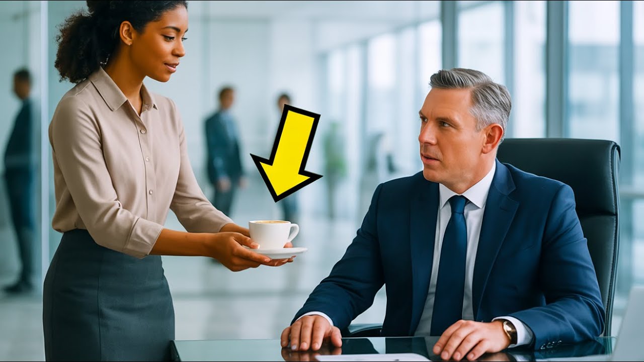 PERSONNE N'APPROCHAIT LE PDG… JUSQU'À CE QUE LA STAGIAIRE OFFRE UN CAFÉ ET TOUT CHANGE