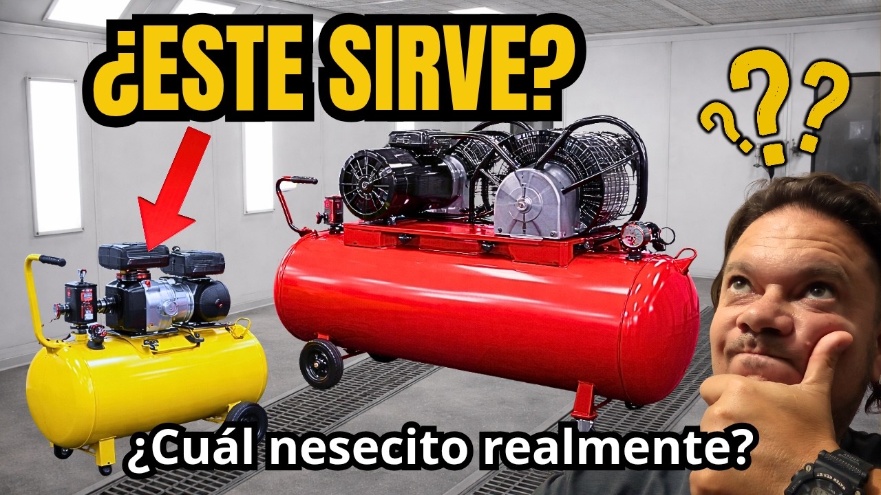 Qué Compresor Necesitas Para Pintar Autos/Carros 🚗